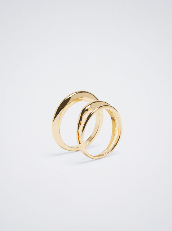 Conjunto de Anéis de Ouro - Ouro