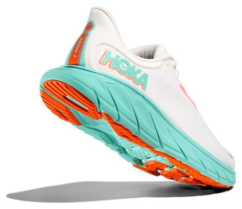 Chaussures Running Hoka Arahi 7 Blanc / Bleu Homme