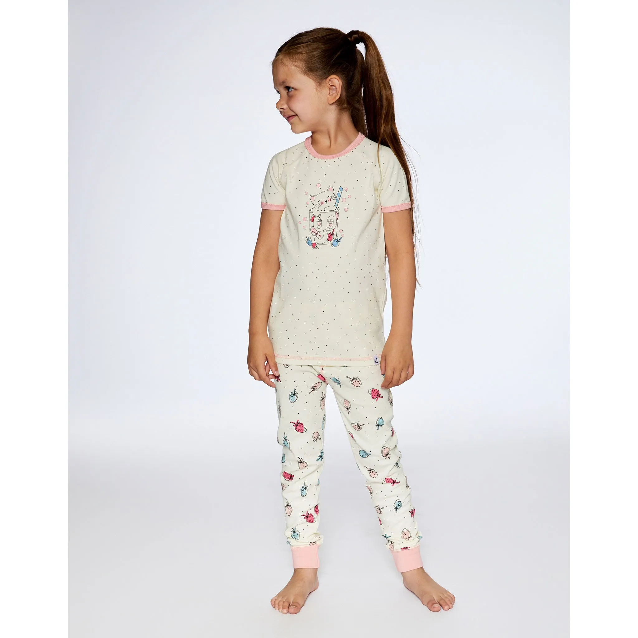 Deux par Deux Pyjama Fraises 2-6ans