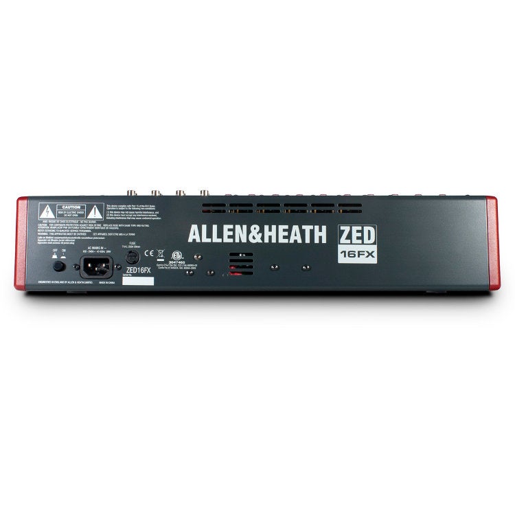 Allen & Heath ZED-16FX USB live en PA-mixer met effecten