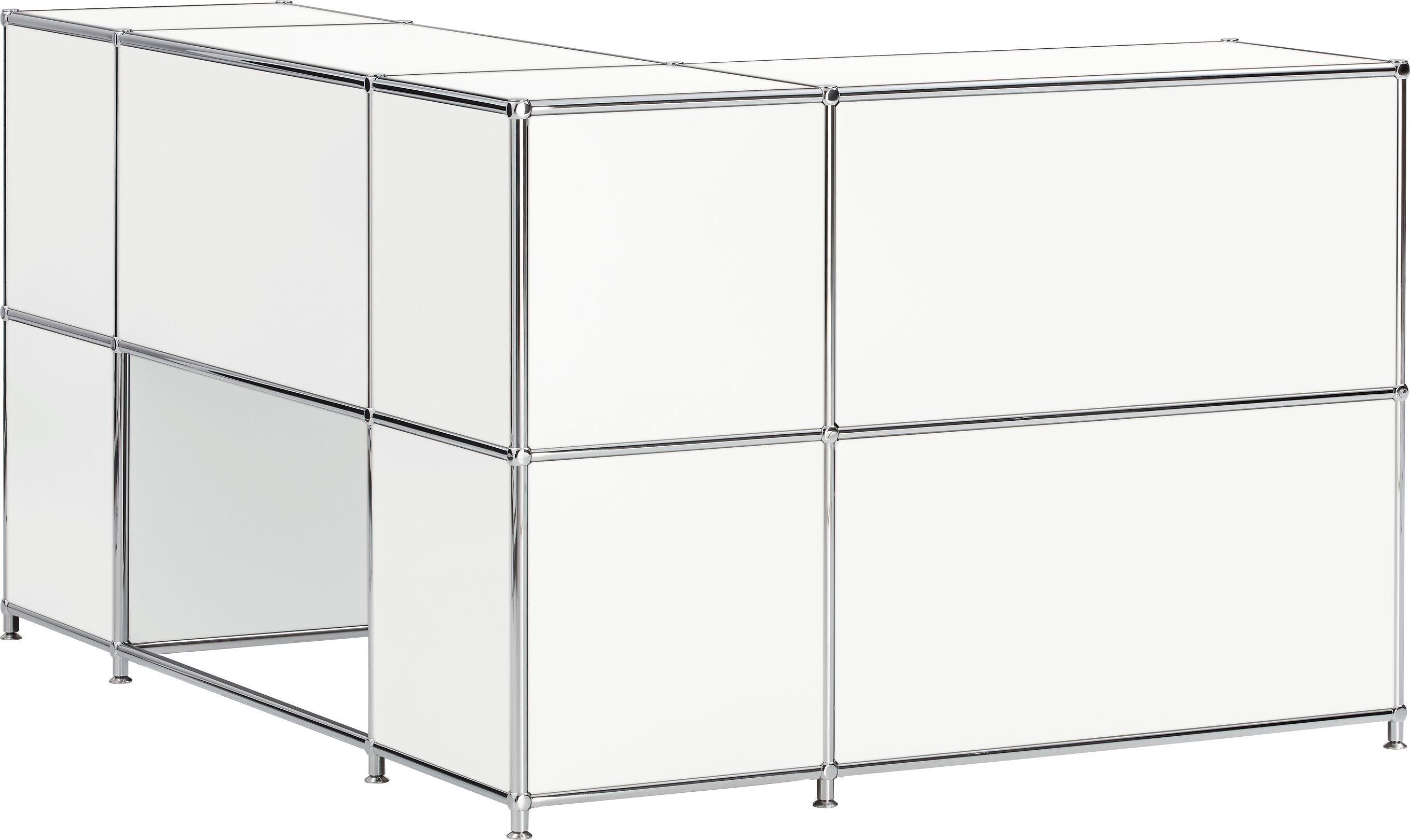 FLEXCUBE Eckschreibtisch - Weiss / B: 152.0 cm x T: 115.0 cm x H: 80.0 cm