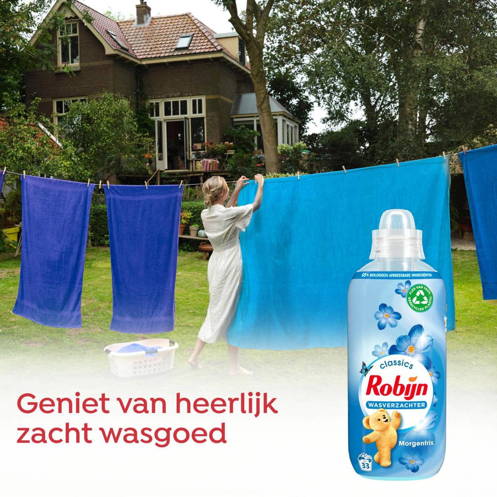 Heerlijke geur.wasverzachter Morgenfris - 8 x 33 wasbeurten - 264 wasbeurten