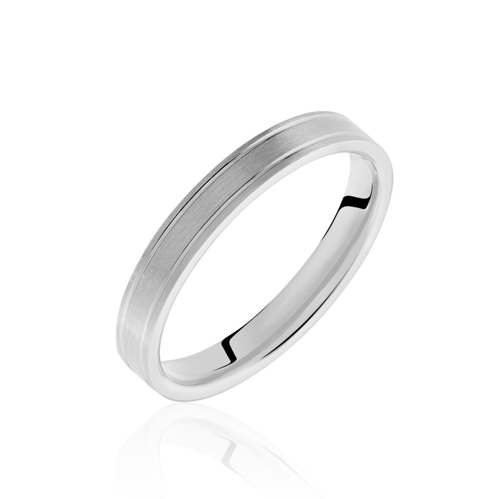 Alliance Philippus Ruban Plat Platine Blanc
