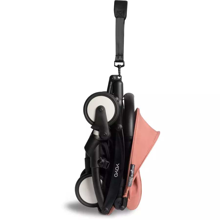 BABYZEN Kinderwagen YOYO2 6+ Black mit Textilset Ginger
