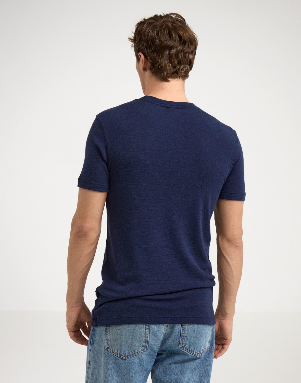 T-shirt van merinowol voor heren