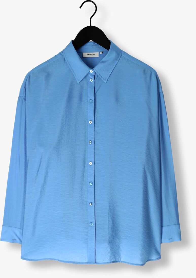 MSCH COPENHAGEN blauwe msch copenhagen blouse mschaudia shirt