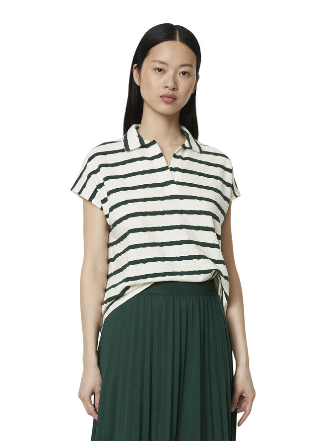 Marc O’Polo Polo shirt, short sleeve, collar, s Multi/ midnight pine