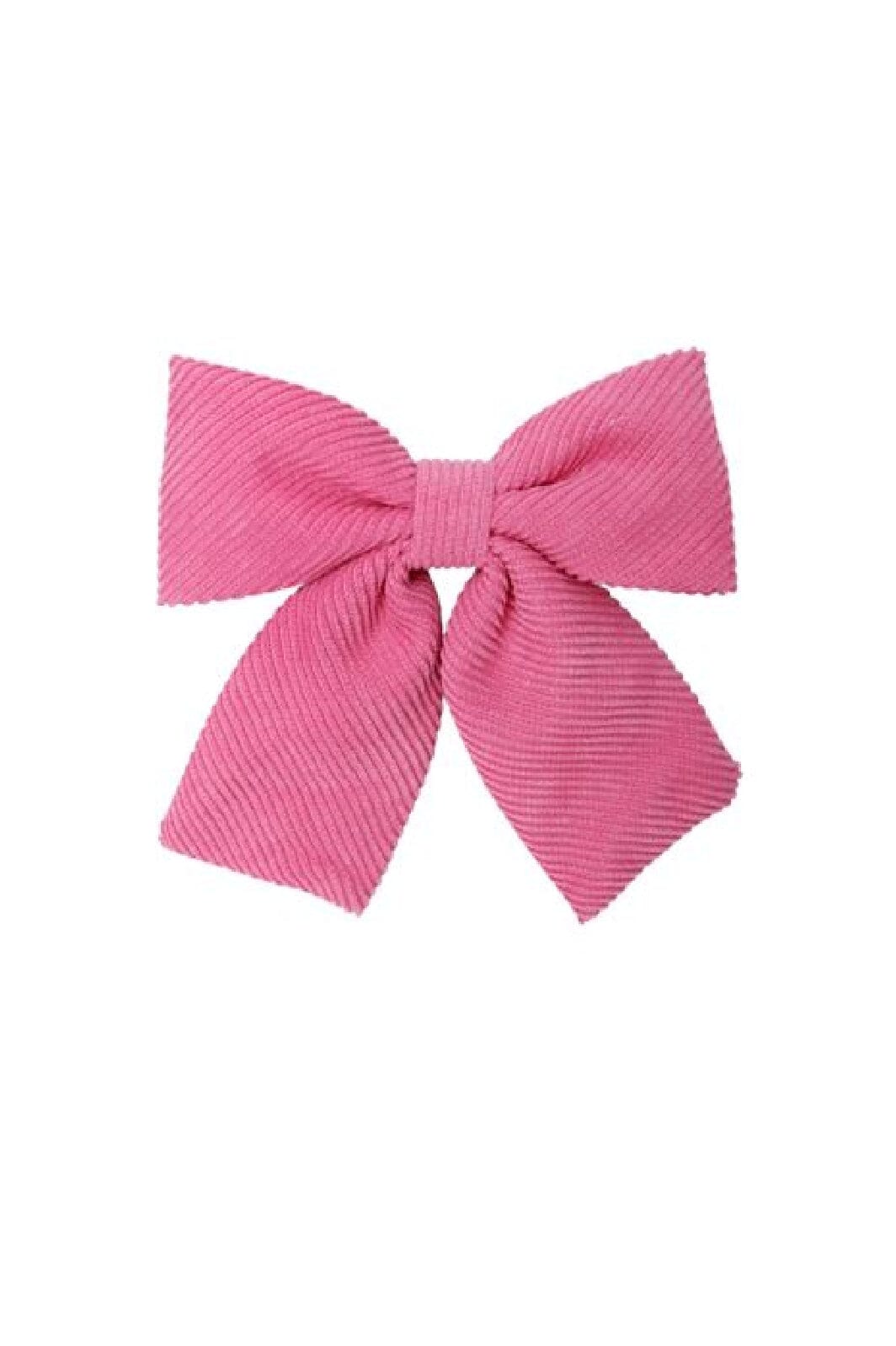 Black Colour Bcragna Corduroy Bow Barette