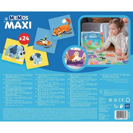 Trefl Memos Maxi Tiere und deren Kinder
