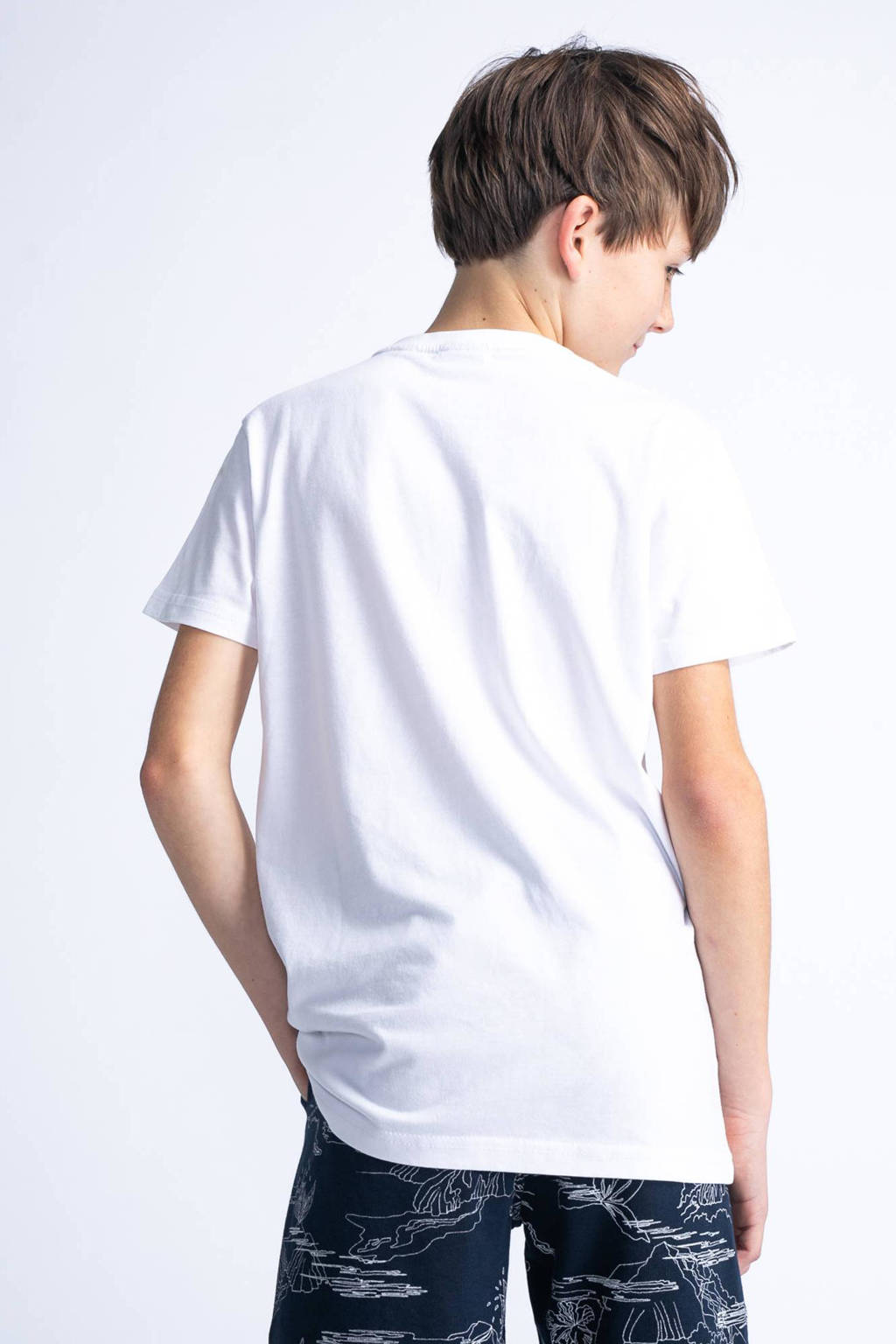 Petrol Industries T-shirt met logo wit