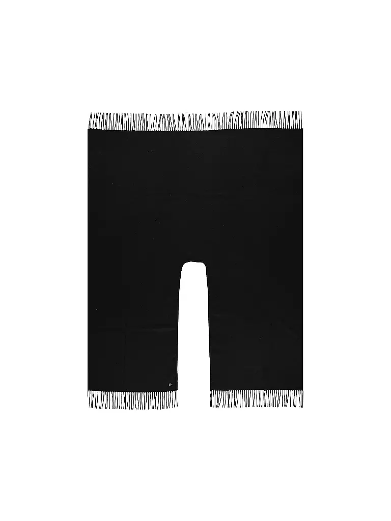 FRAAS Poncho - Cape RUANA schwarz
