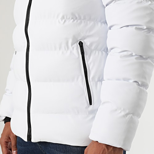 Doudoune Capuche Blanc