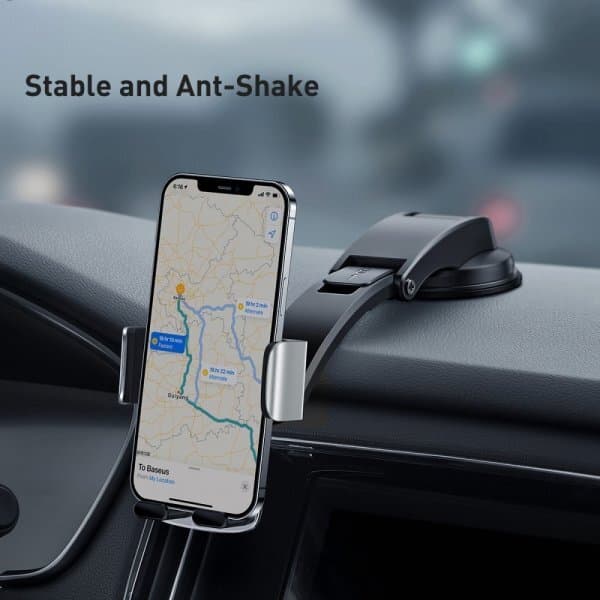 Baseus Bilhållare Easy Control Pro Clamp Silver