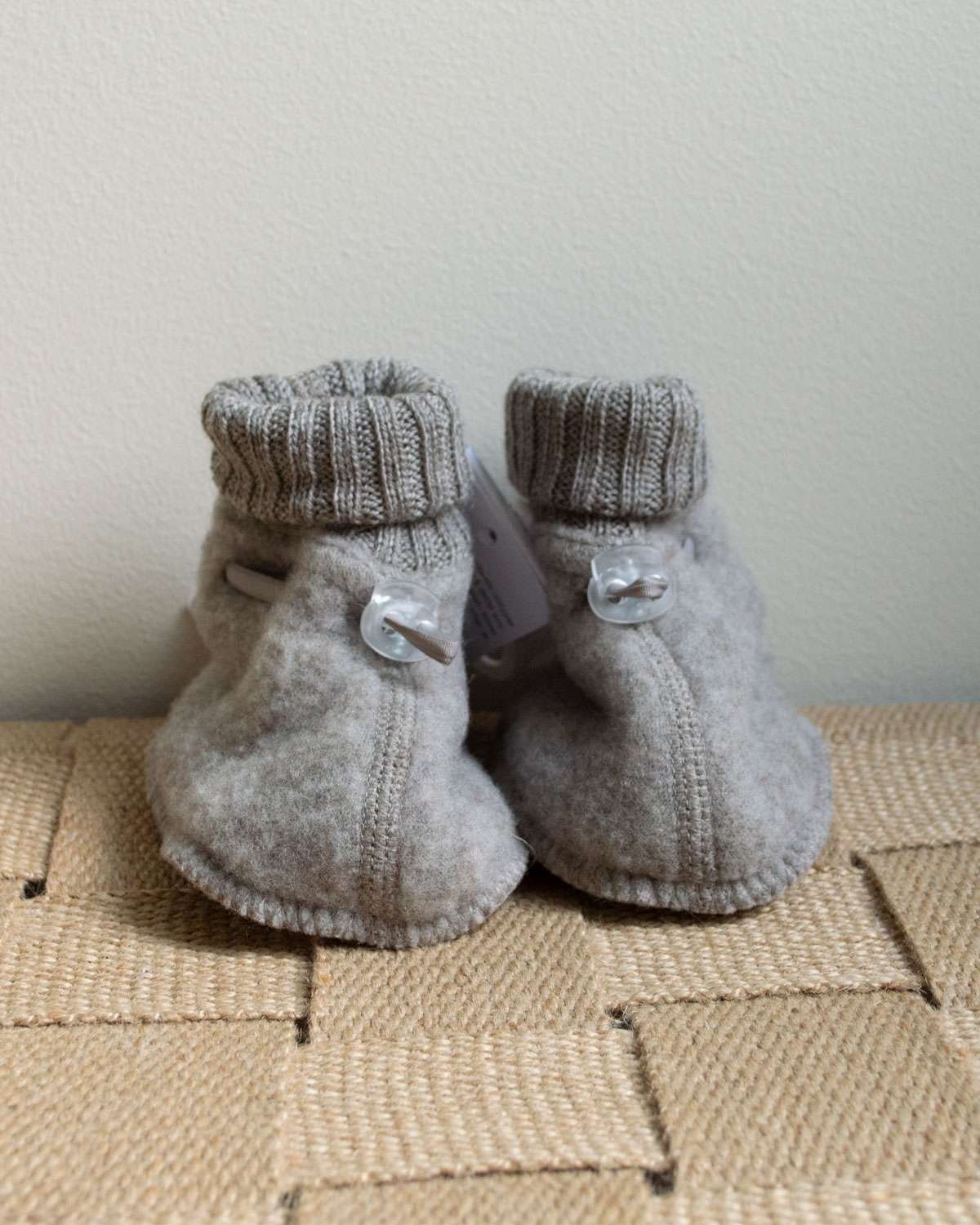 Ulltøfler i tykk ullfleece – 100% Merino – Heavy Basic
