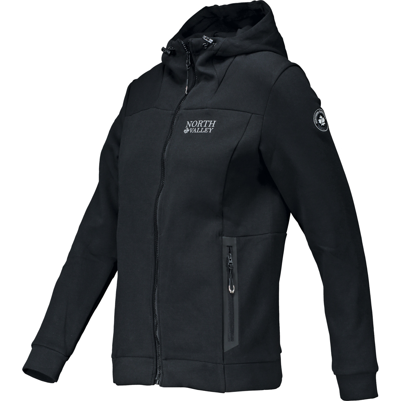 North Valley Damen-Jacke mit Kapuze M, beige