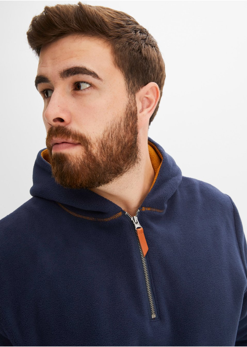 Polaire à capuche
