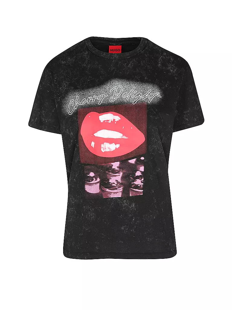 HUGO T-Shirt DAMACIA_2 schwarz