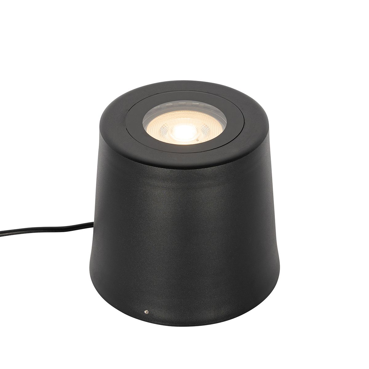 Moderne tuinspot zwart rond IP65 AR111 - Lennard