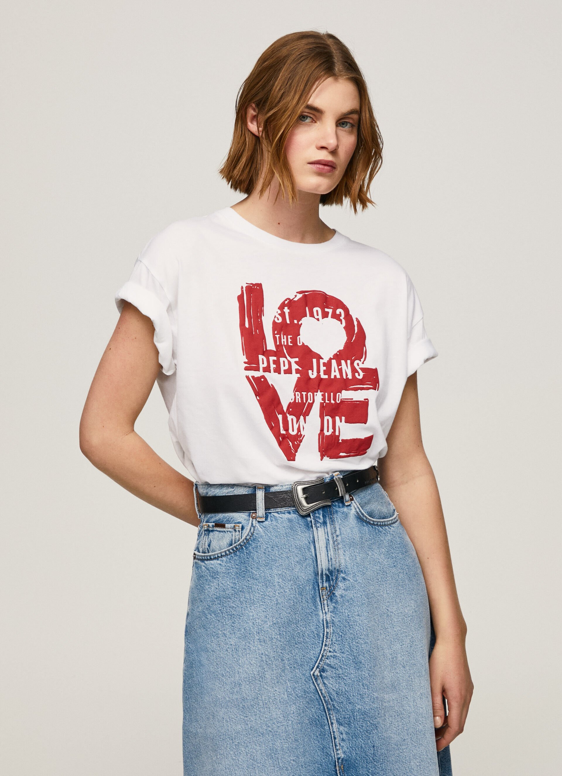 Camiseta com estampa do logo 