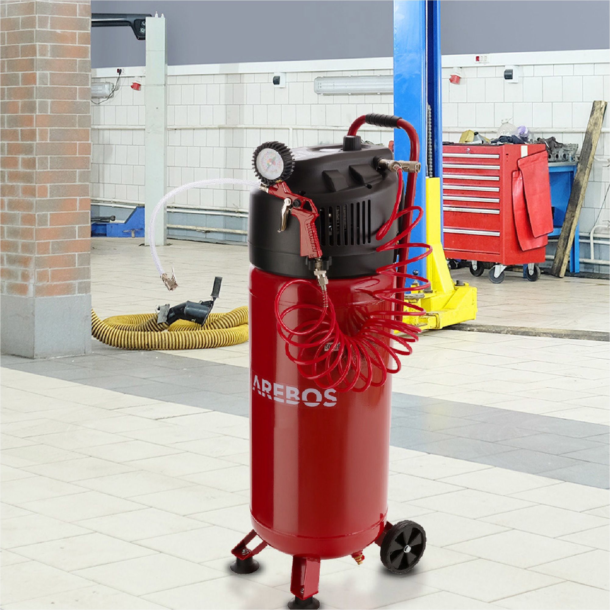 Luftkompressor 50L 1500W inkl. Zubehör
