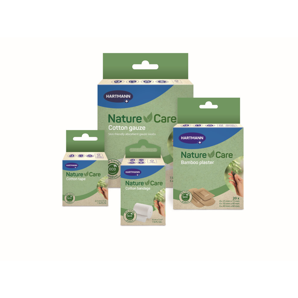 3x Nature Care (PH) Gaaskompress Katoen10 stuks