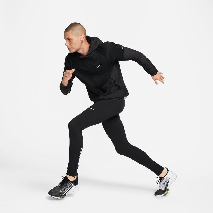 Nike Collant Running Imperméable Challenger - Noir/Argenté