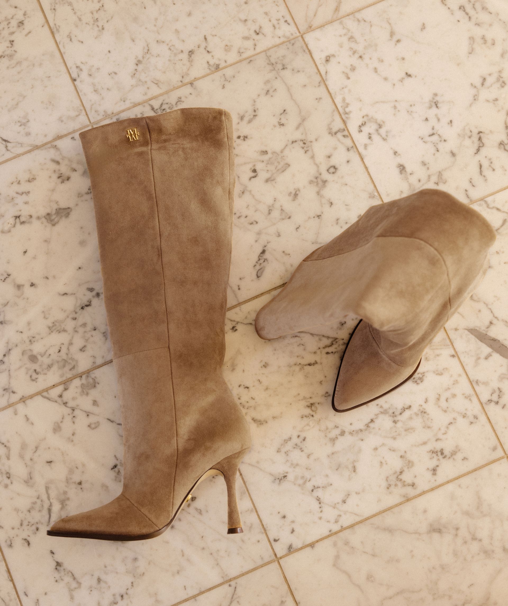 JV-VENNA hoge laarzen - light khaki