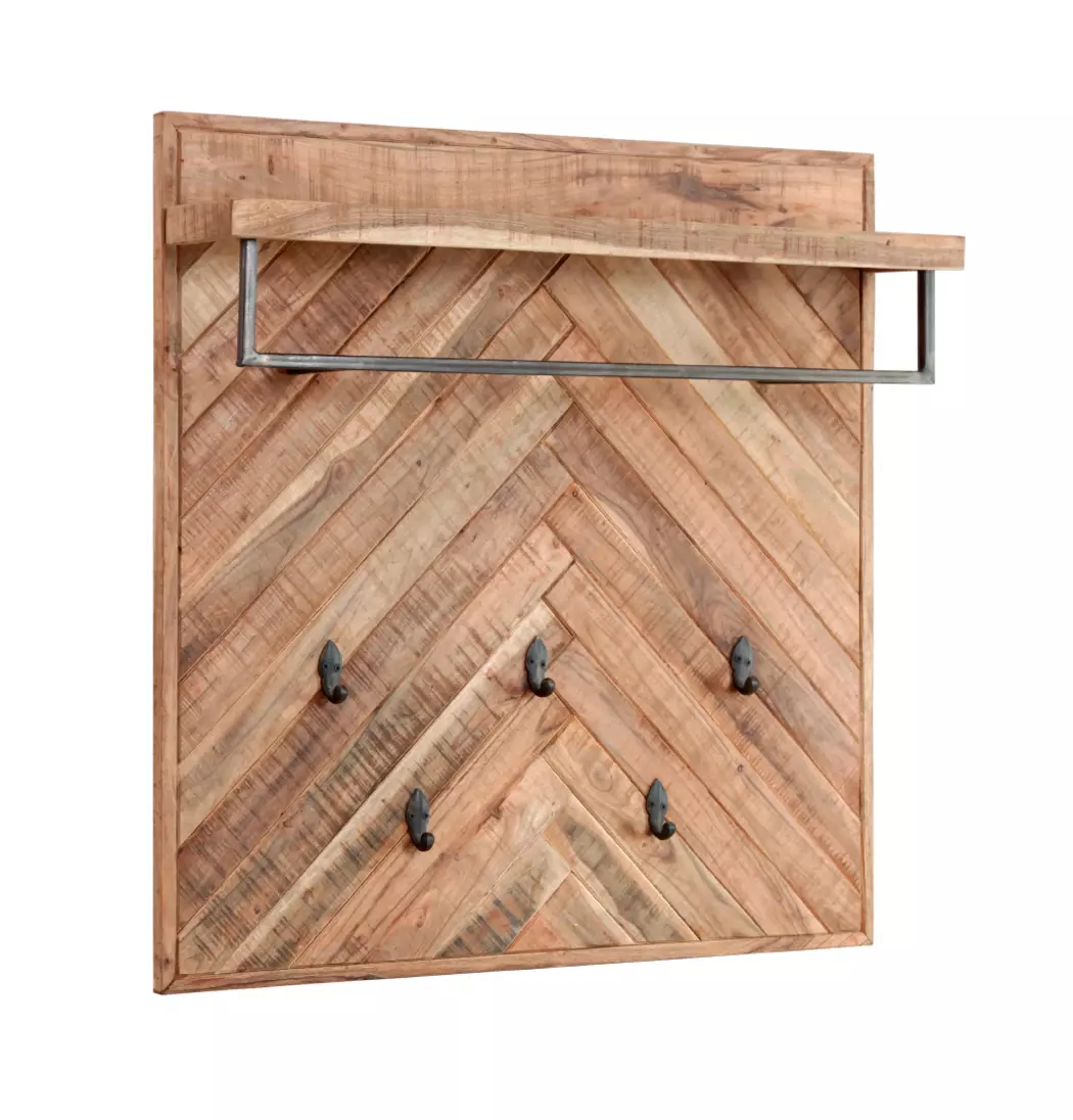 Garderobenpaneel Parquet