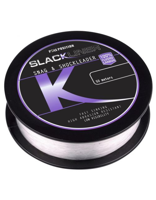 Pole Position Slackliner Fluorocarbon Shock 0.55mm 50m - Vislijn -
