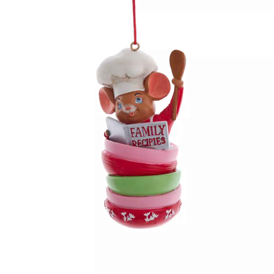 Souris de Noël (H8 cm) Chef Multicolore