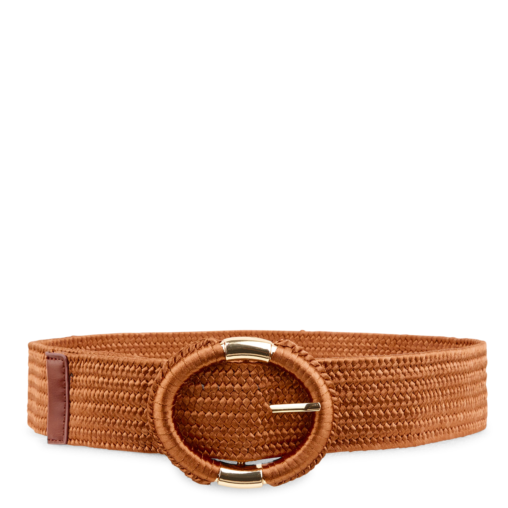 Ceinture tressée | Marron