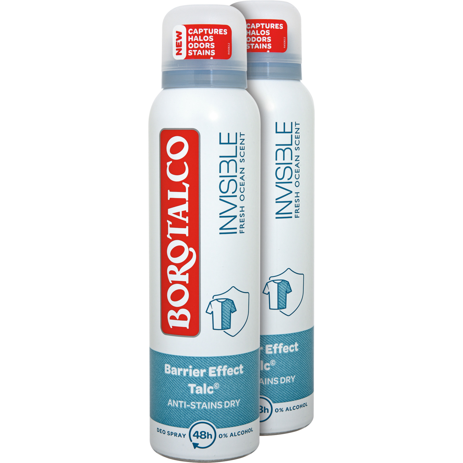 Borotalco Invisible Fresh Deo Spray 2 x 150 ml