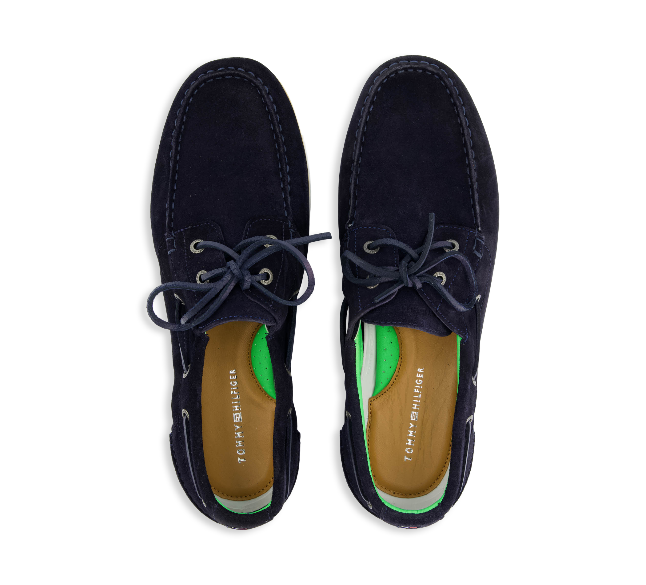 Tommy Hilfiger Boat Shoe Core Suede - Mokassins blau