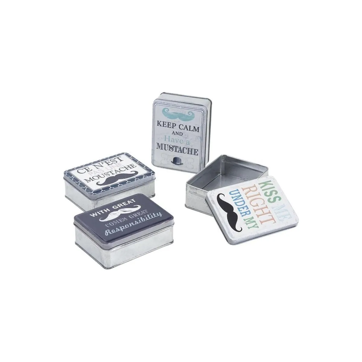 Aubry Gaspard Boîtes déco - Lot de 4