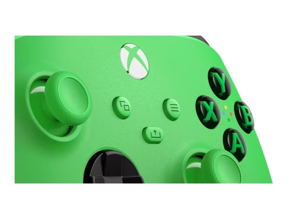 Microsoft Xbox Wireless Controller - Håndkonsoll - trådløs - Bluetooth - hastighetsgrønn - for PC, Microsoft Xbox One, Android, Microsoft Xbox Series