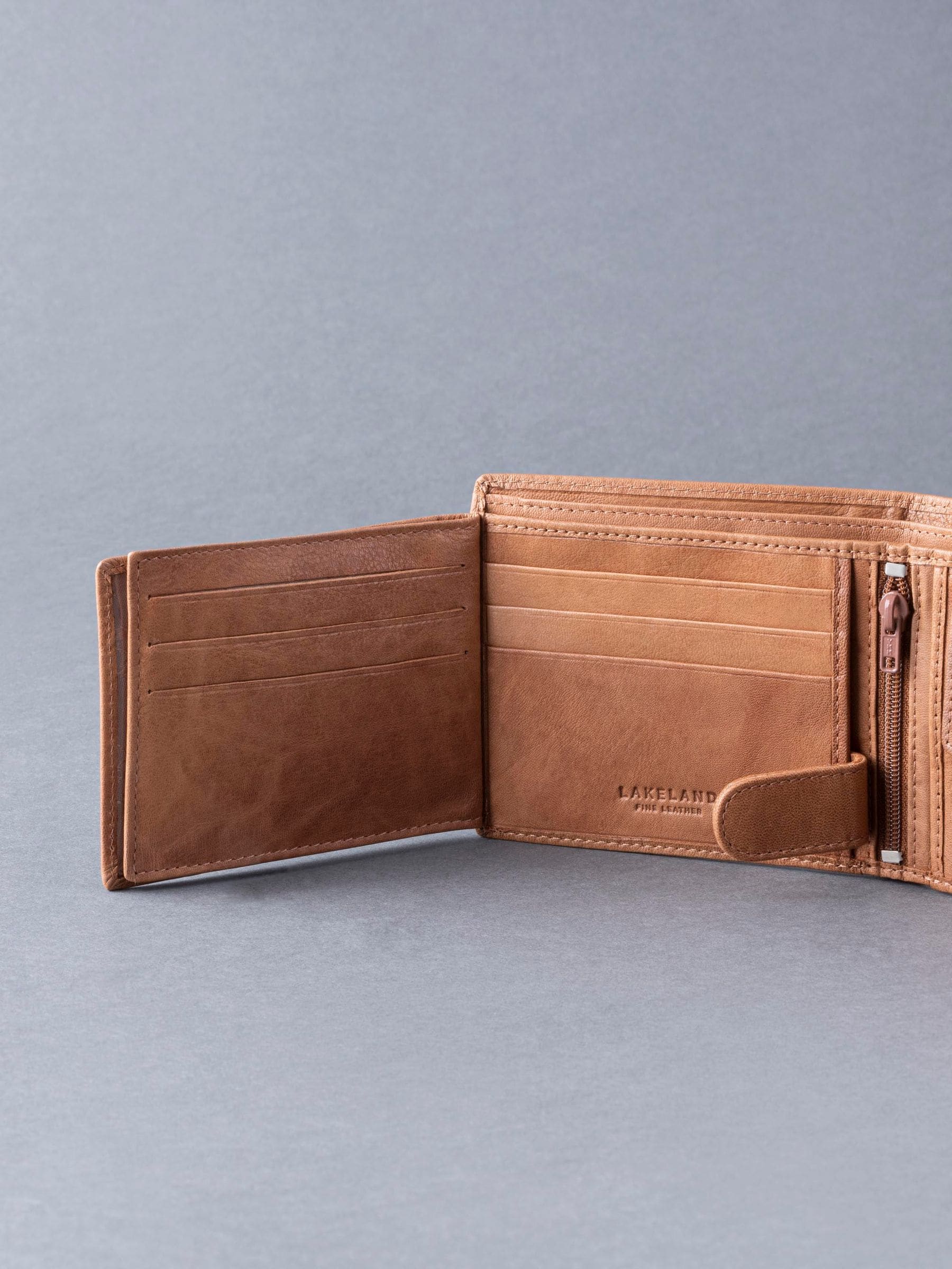 Cognacbruin - Lakeland Leather - Burneside - Portemonnee