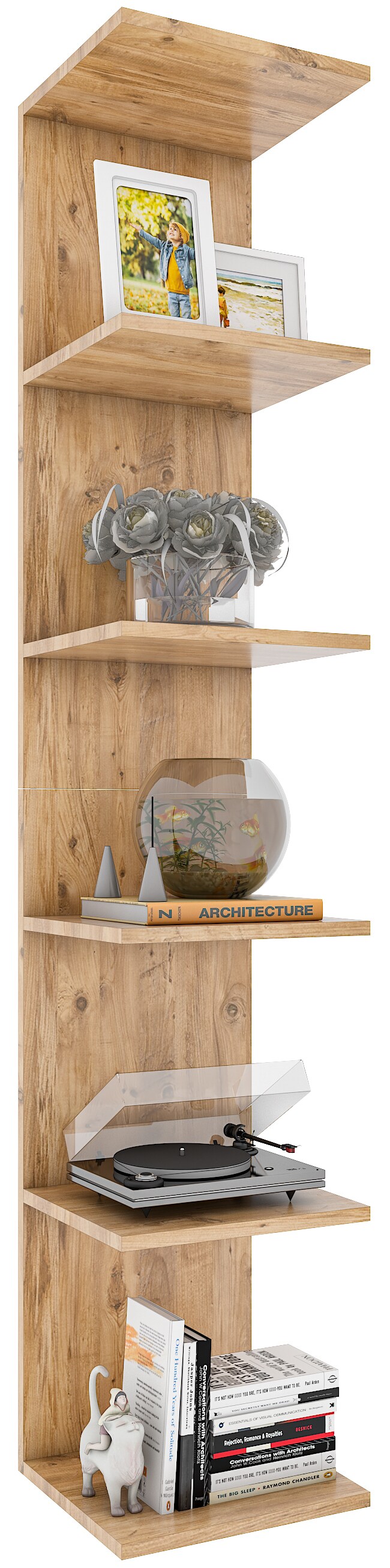 VCM Holz Wandregal Hängeregal Regal Bücherregal Wandboard Deko Board Lazas