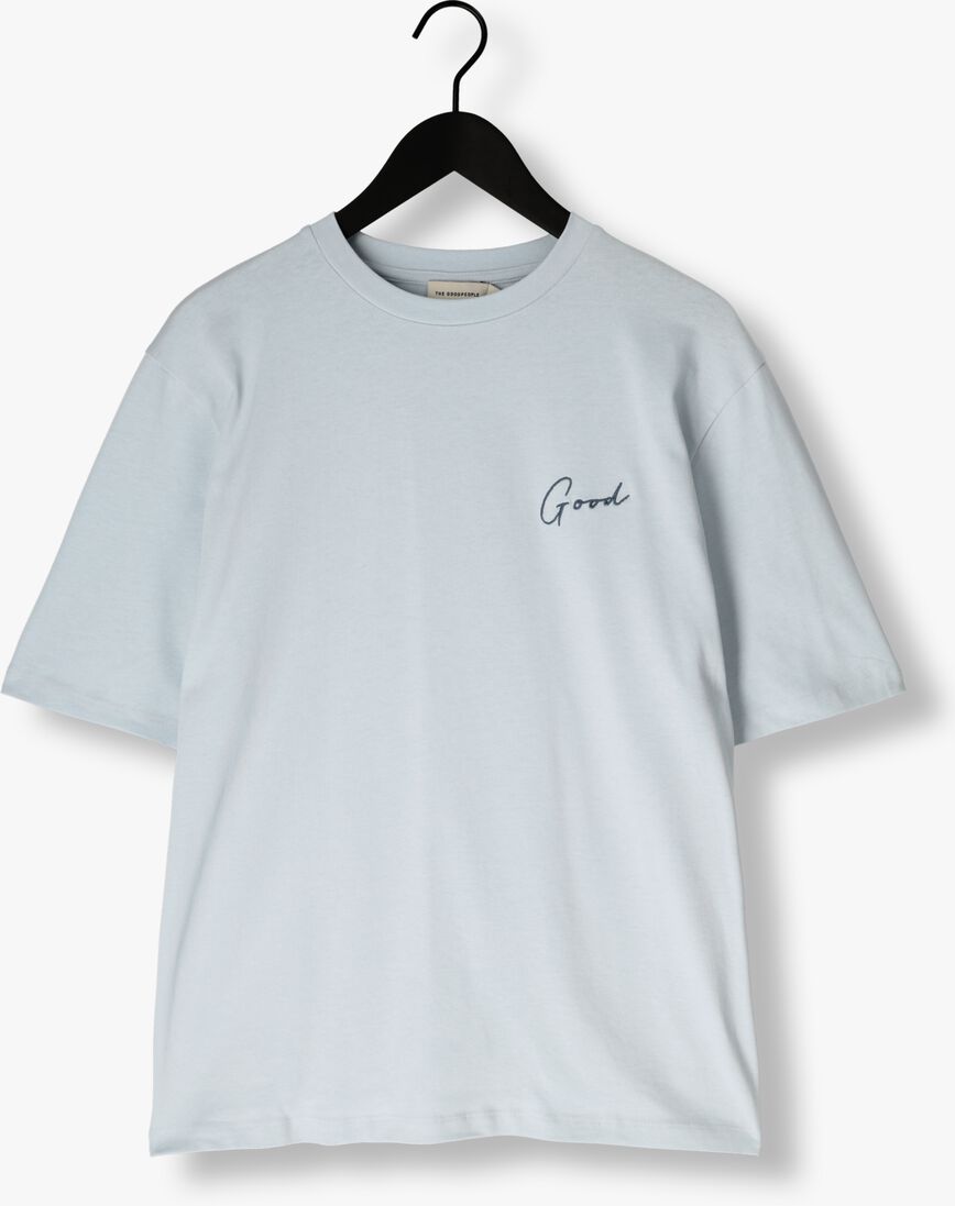 lichtblauwe the goodpeople t-shirt tphoto