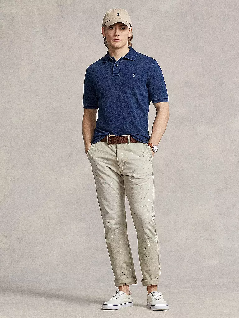 POLO RALPH LAUREN Poloshirt Custom Slim Fit dunkelblau