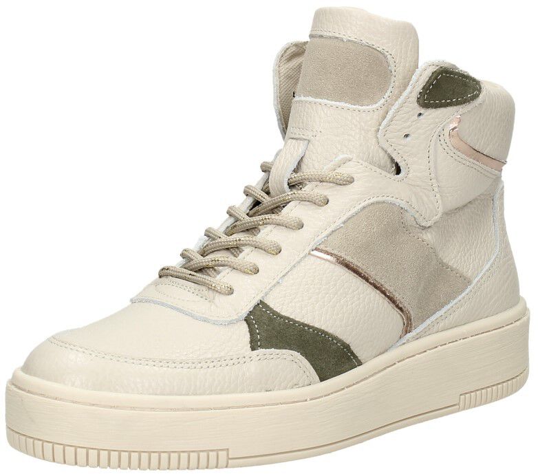 Sub55 Veterschoenen Hoog gebroken wit