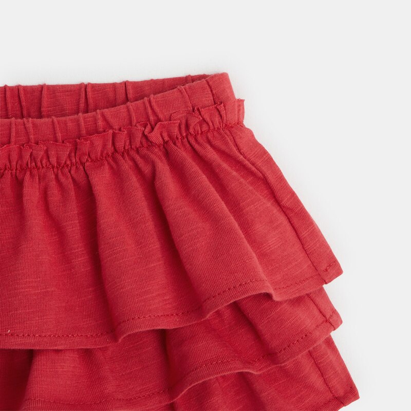 Jupe short bébé fille à volants Absorba Aucune nuance