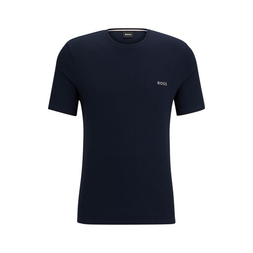 Boss Black Waffle Pyjamas T-shirt, Dark Blue, S