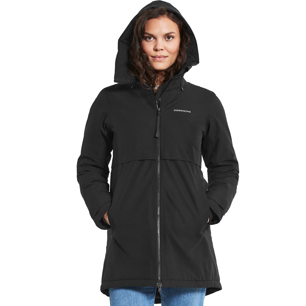 Didriksons Helle Parka 5 Damen schwarz