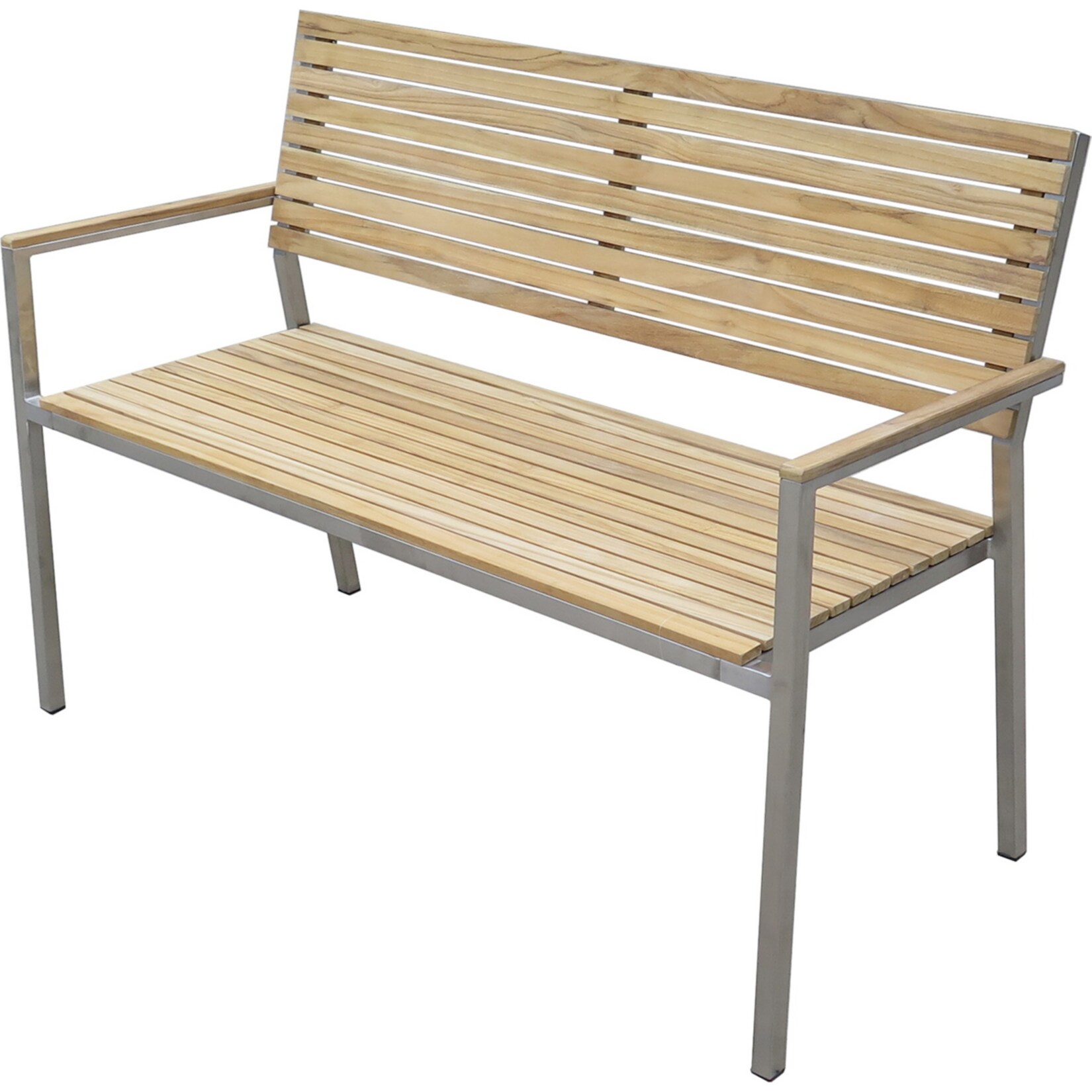 Teak Friesenbank Parkbank Gartenbank Holz Landhaus Bank Holzbank Garten Sitzbank