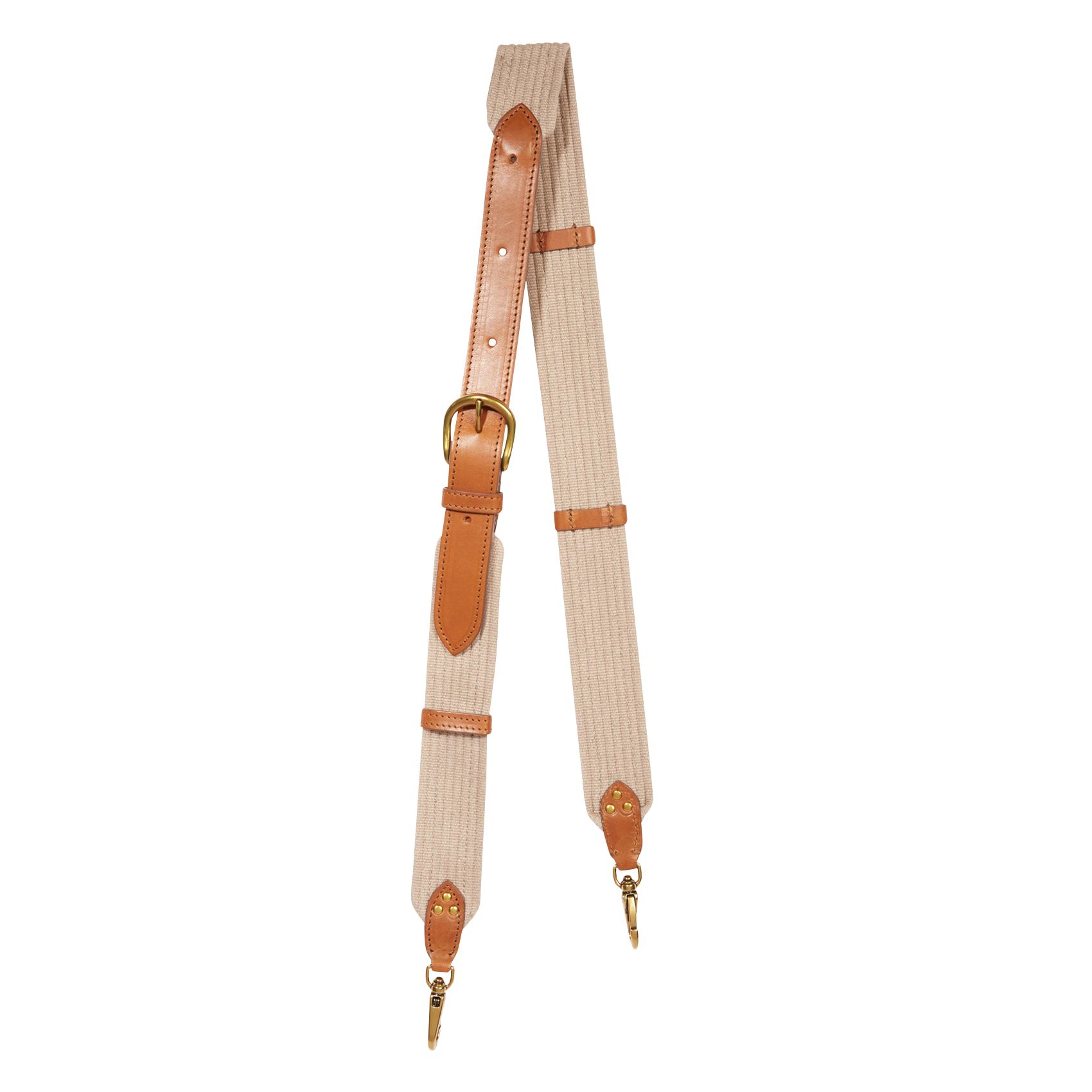 Bandoulière amovible effet bi-matière | Marron