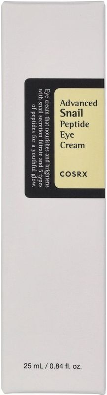 COSRX - Advanced Snail Peptide Eye Cream - Oogcrème - Hydraterend - 72% Slakkenslijmfiltraat