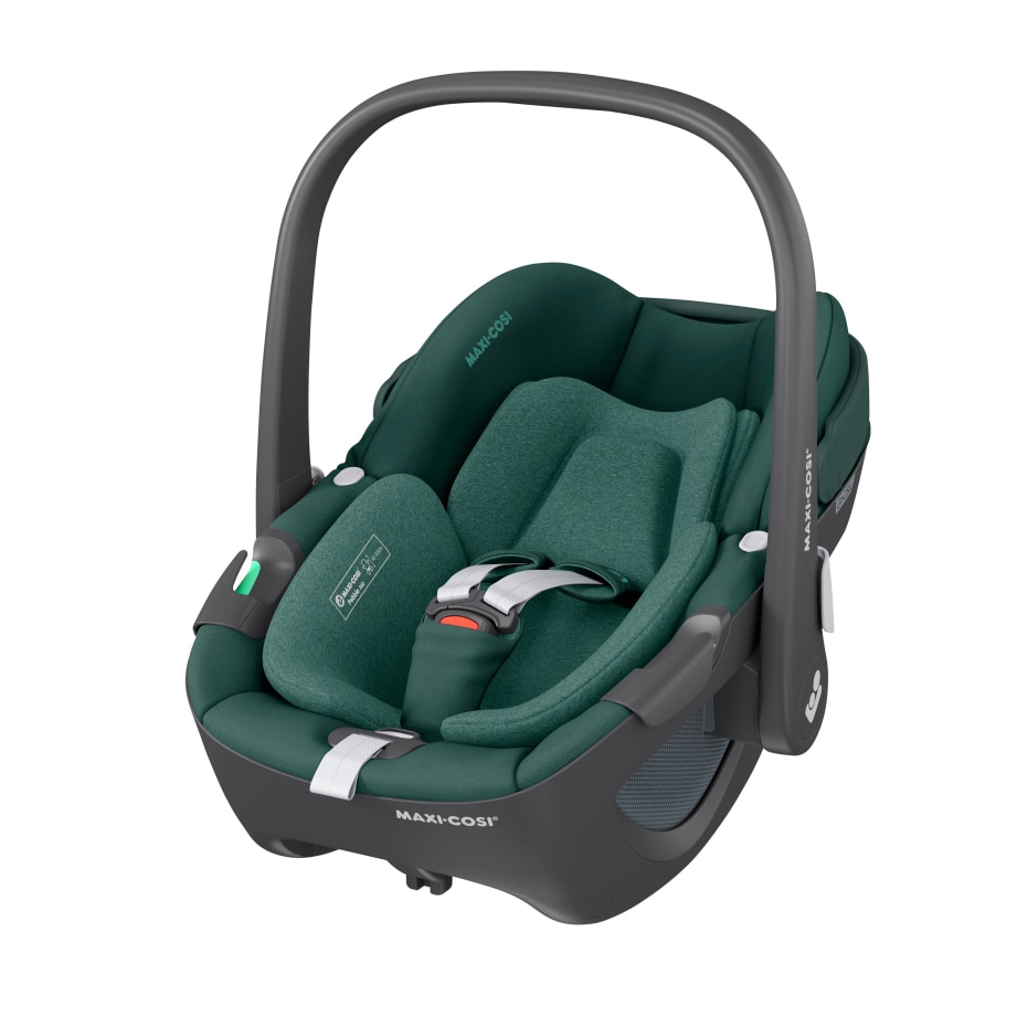 Pebble 360 0 - 15 M  40 - 83 cm  0 - 13 kg    Intuitive FlexiSpin-Drehung mit nur einer Hand |    Komfortable ClimaFlow-Temperaturregulierung |    Easy-in Gurtsystem |    G-CELL-Seitenaufpralltechnologie |