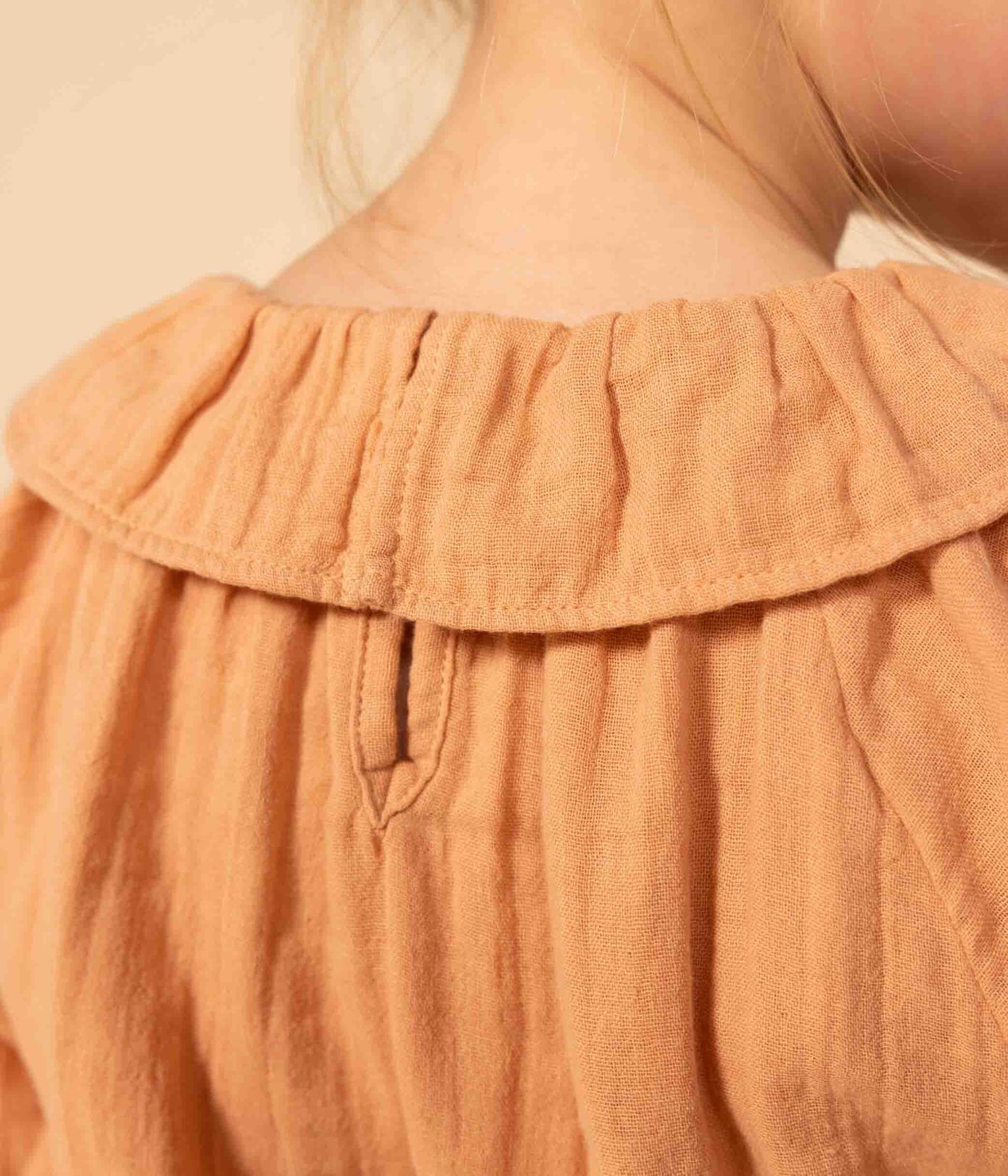 Blouse en gaze de coton enfant fille