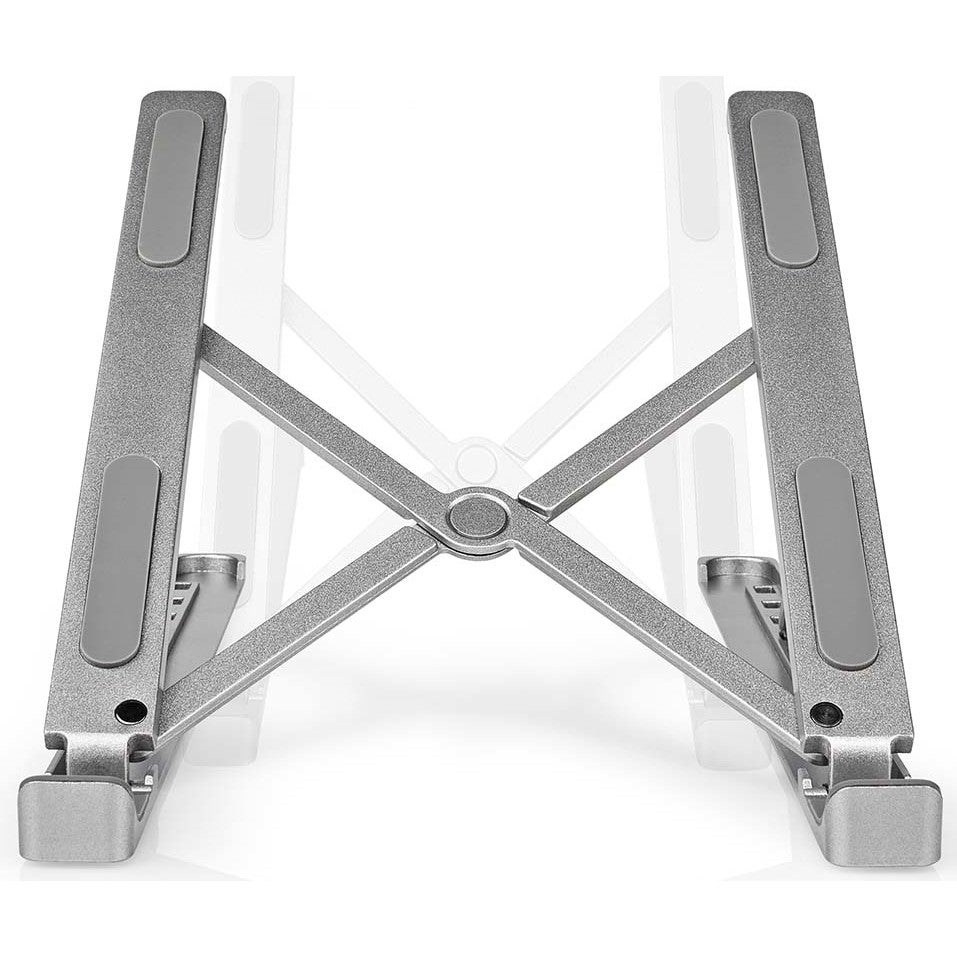 Nedis NBSTND100SI notebook standaard inklapbaar