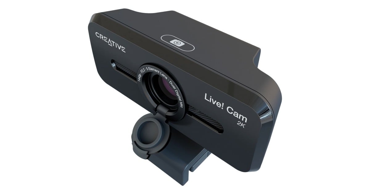 CreativeLive! Cam Sync V3 webcam  (Zwart)